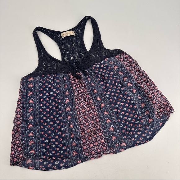 Vintage Y2K Boho Preppy Babydoll Tank Top Small - Picture 2 of 6